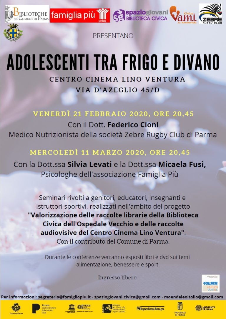 ADOLESCENTI TRA FRIGO E DIVANO