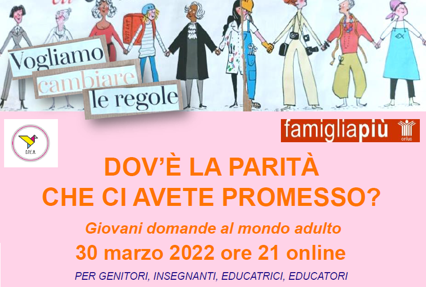 Dov’è la parità che ci avete promesso?