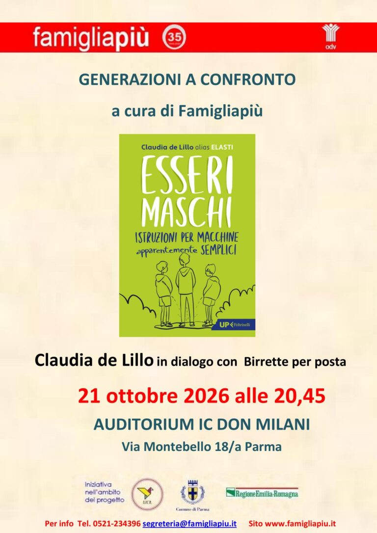 ESSERE MASCHI 21-10-2026